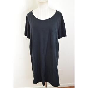 Hanro Nightgown Womens Large Deluxe Sleepwear Short Sleeve Big Shirt Pajama
